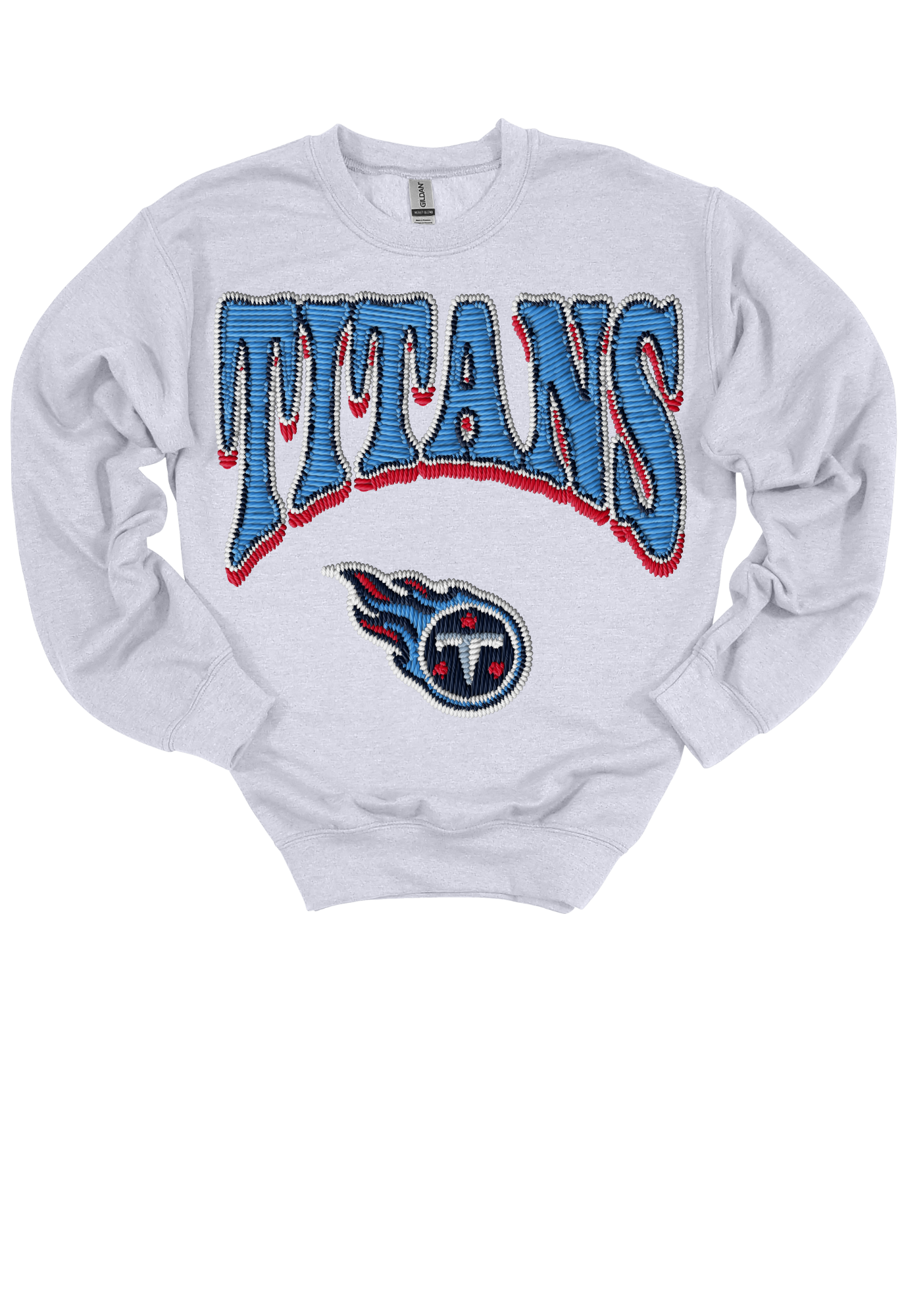 Faux Embroidery Titans Gameday Sweatshirt