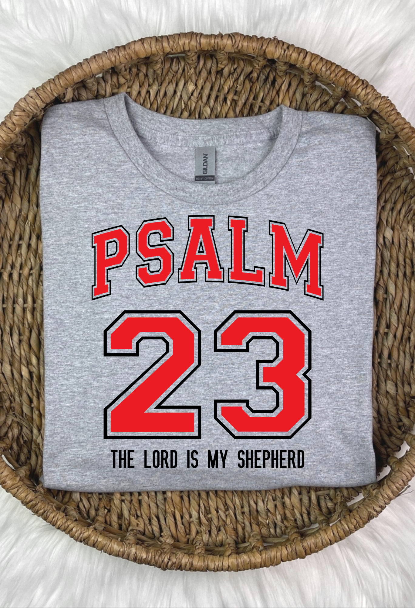 Psalm 23 Vintage Style Tee