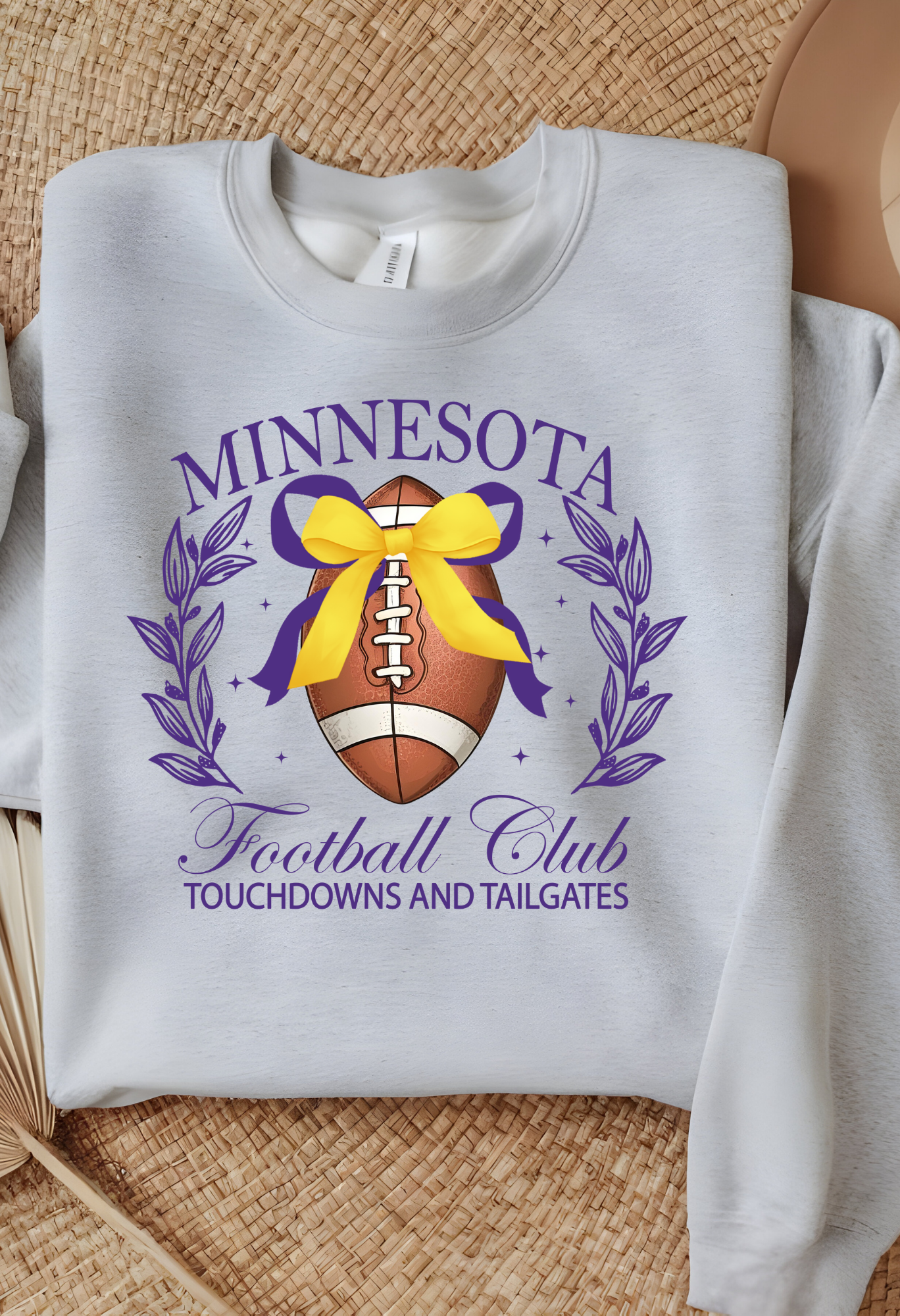 Minnesota Coquette Football Sweatshirt