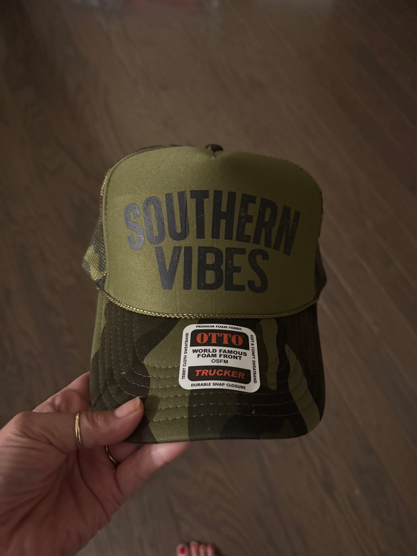 Southern Vibes Camo Trucker Hat