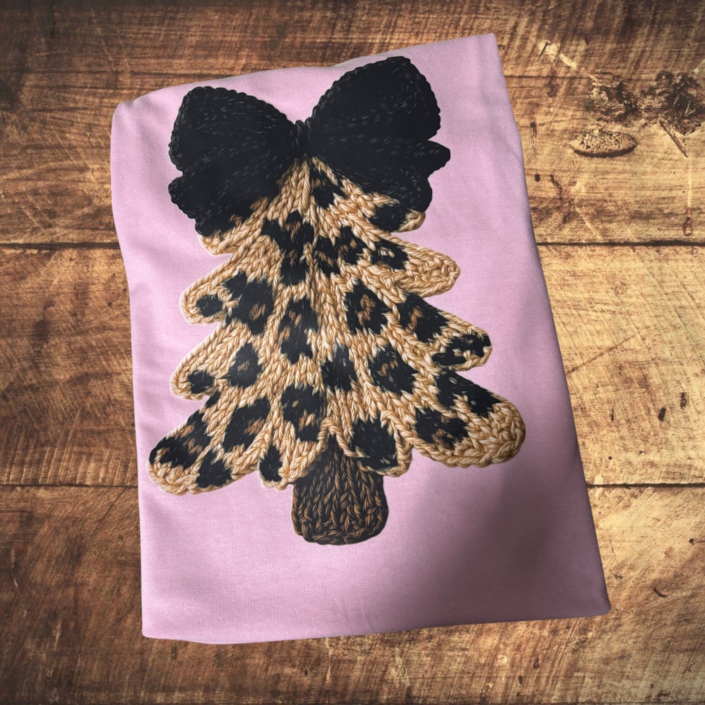 Leopard Christmas Tree Sweatshirt