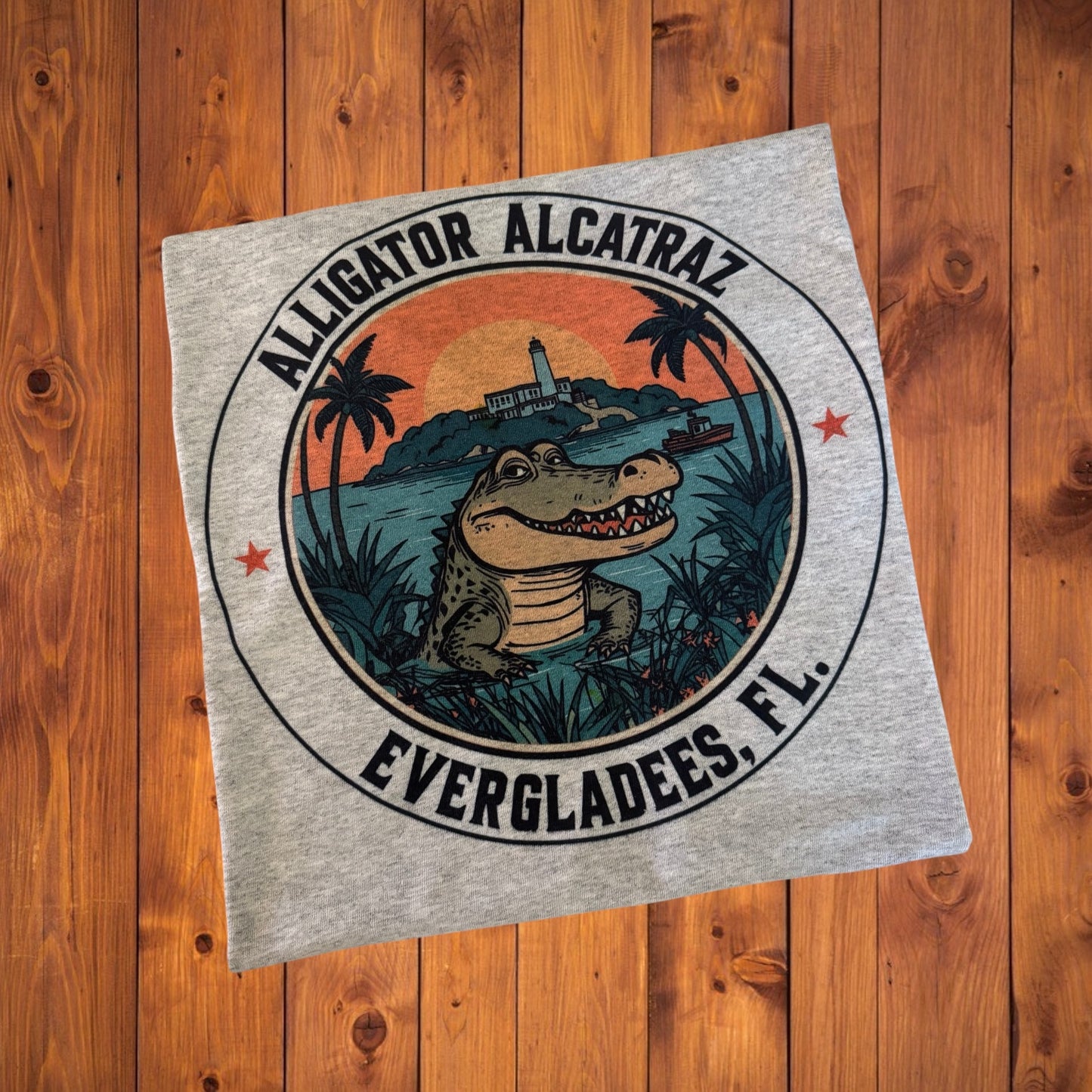 Alligator Alcatraz Everglades FL Tee