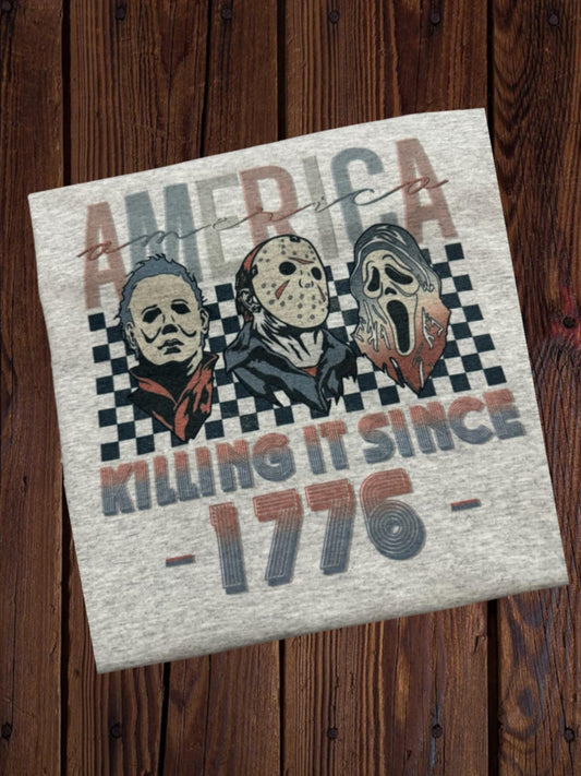 America: Killing it Since 1776 Tee