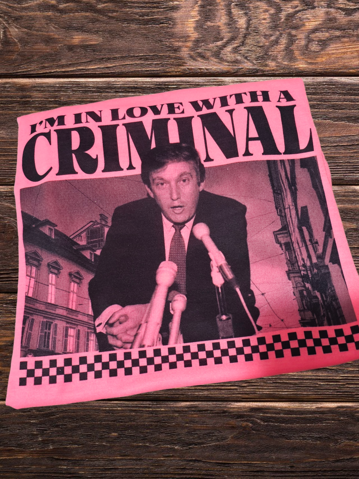 I'm in Love with CRIMINAL sublimation Graphic tee