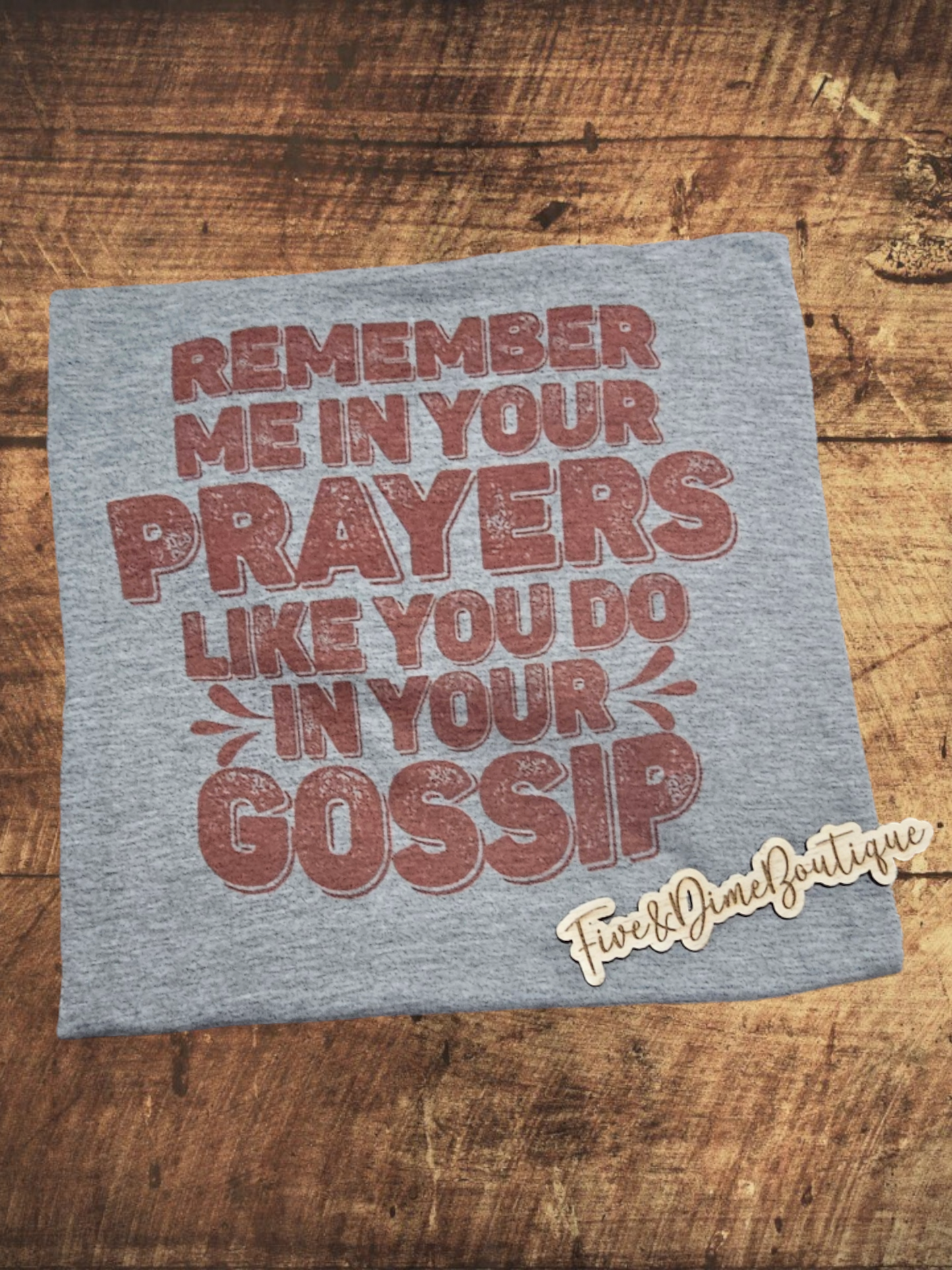 Prayers and Gossip Graphic Sweatshirt