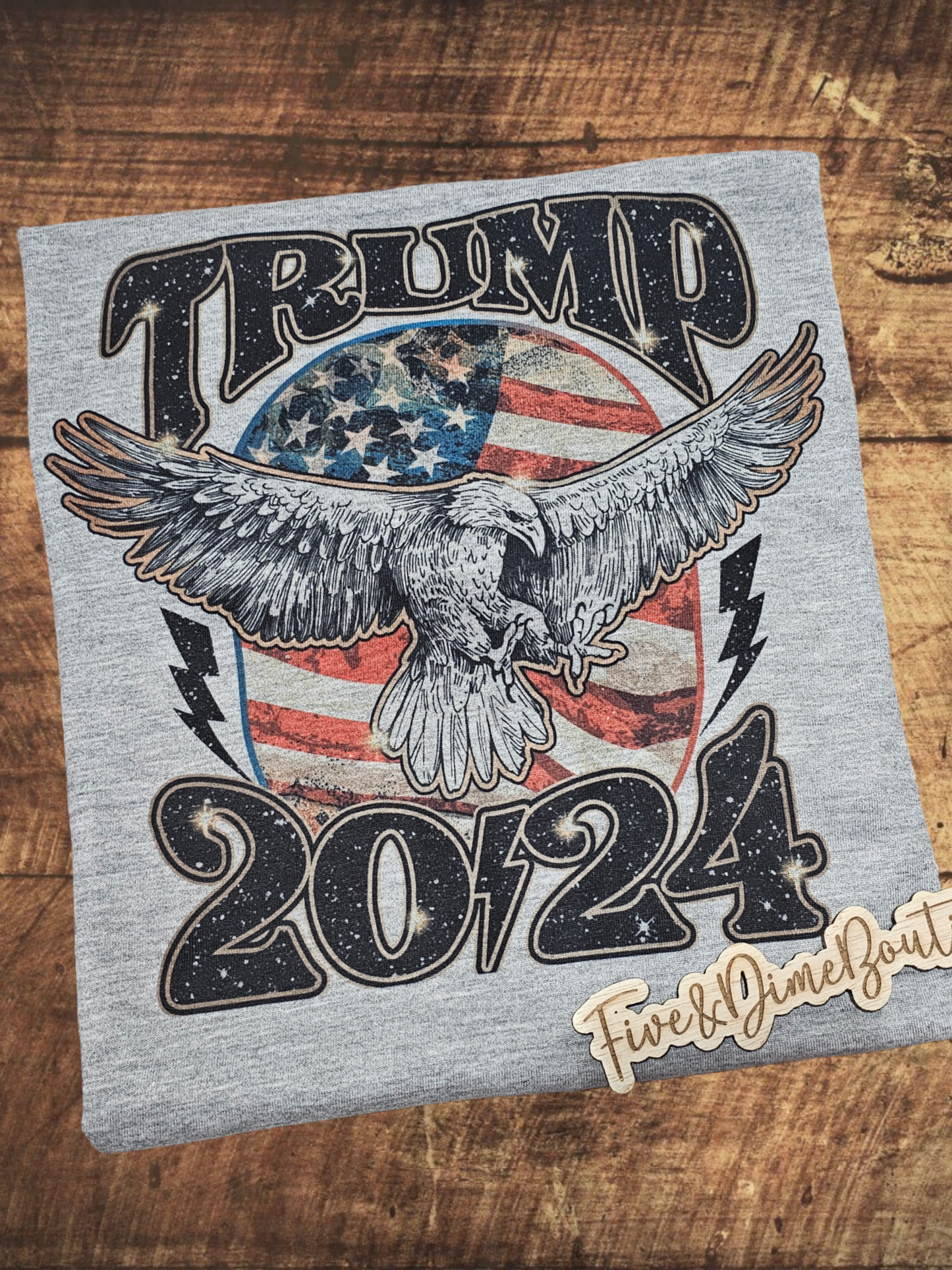 Trump 2024 Eagle Sublimation Graphic Tee