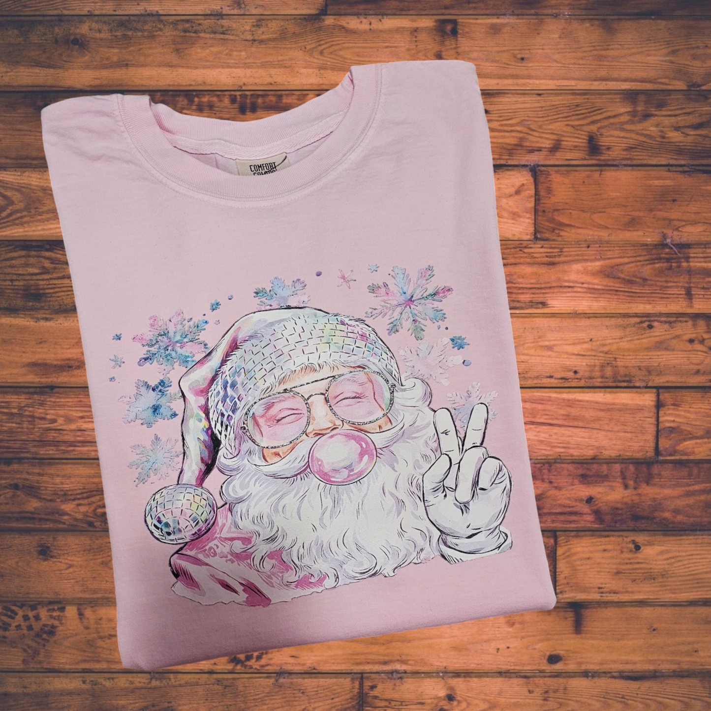 Cool Santa Sweatshirt or Comfort Color Tee