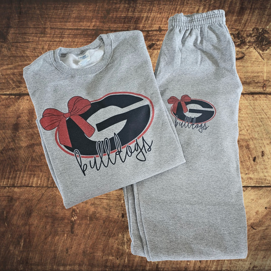 Georgia Dogs Sublimation Sweatshirt and Pants
