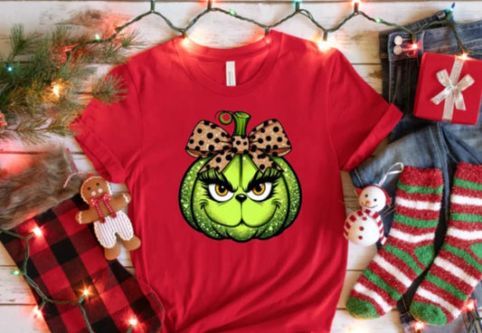 Grinch pumpkin T-Shirt