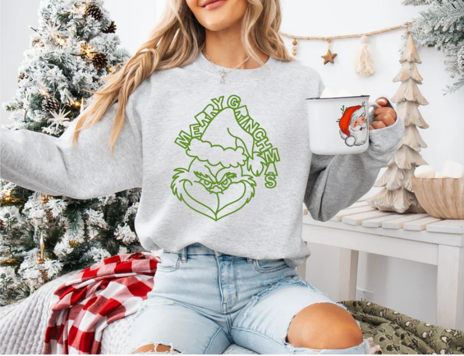 Merry Grinchmas Sweatshirt or tee