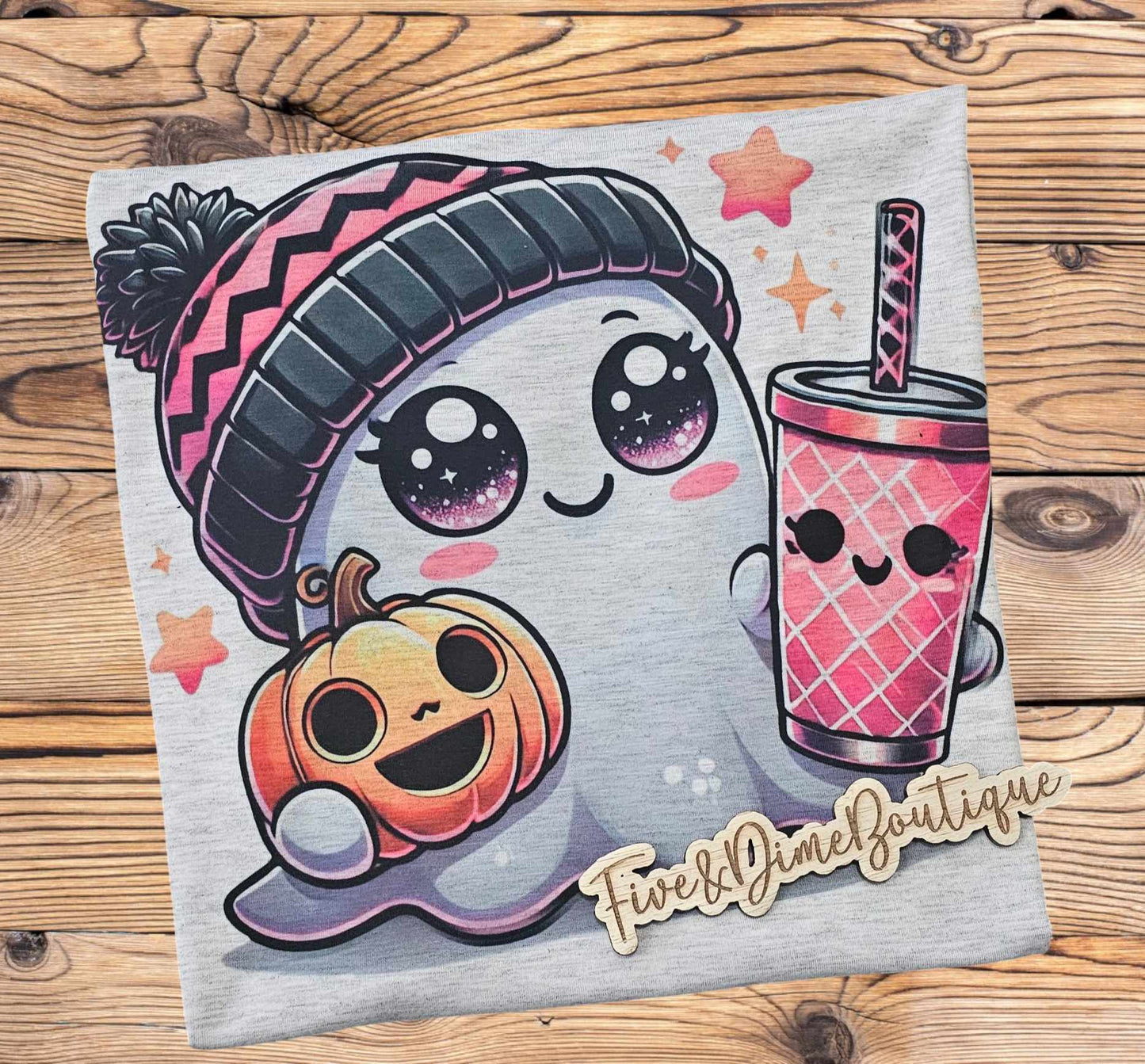 Sally Ghost with Coffee Graphic Tee