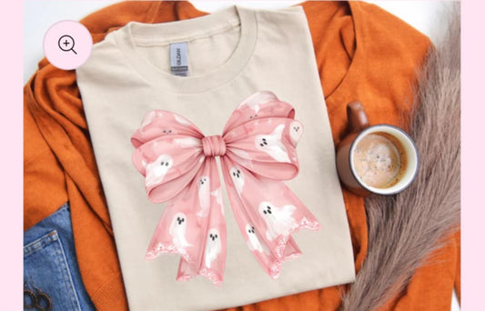 Bow with Ghost Tee Shirt