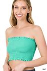 SMOCKED TUBE TOP