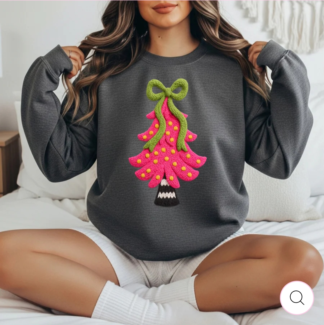 Boujie Christmas Tree Sweatshirt