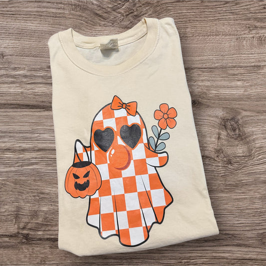 Checkered Ghost Tee