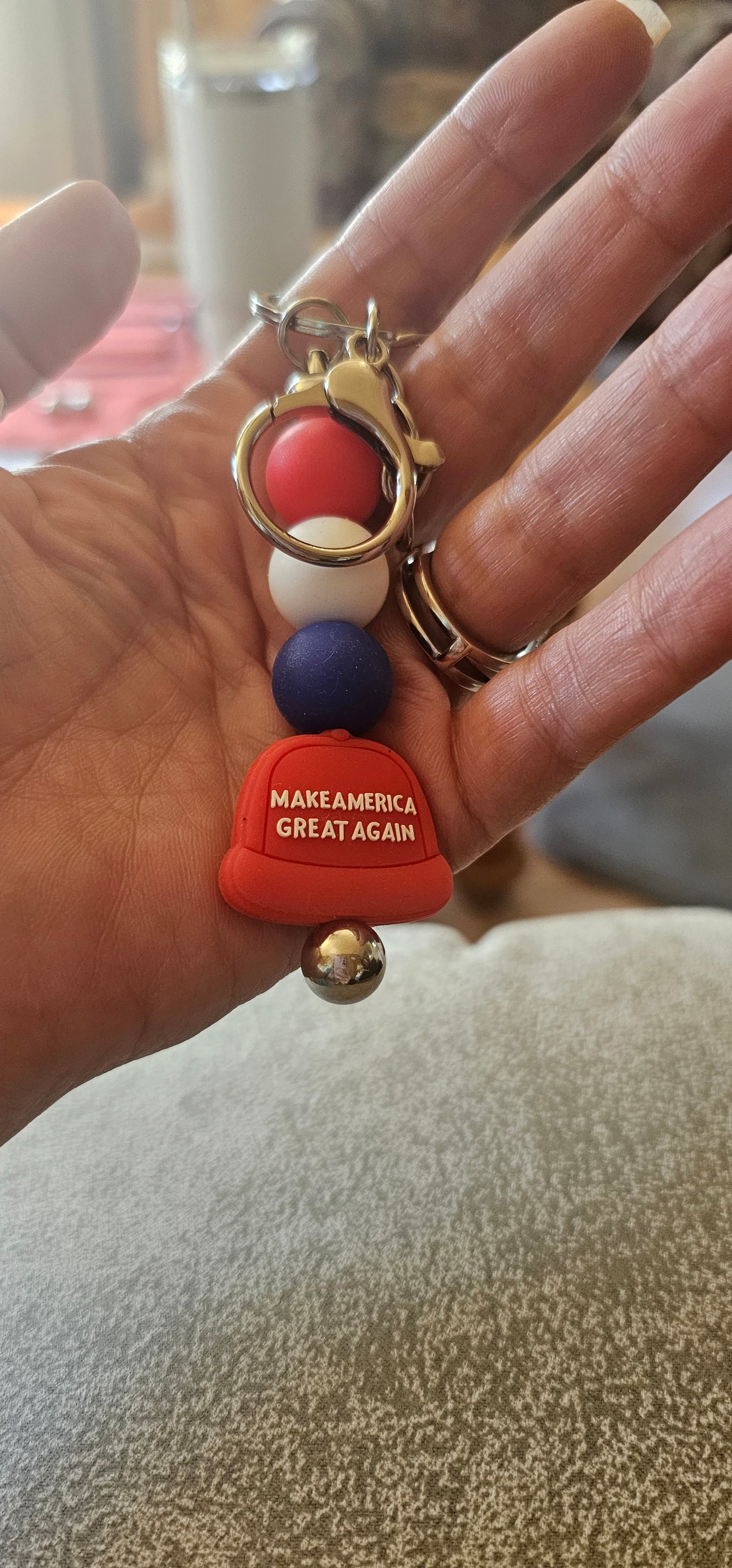 Make America Great Again Trump Keychain