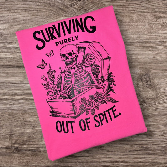 Surviving Purley Out of Spite Graphic-Tee