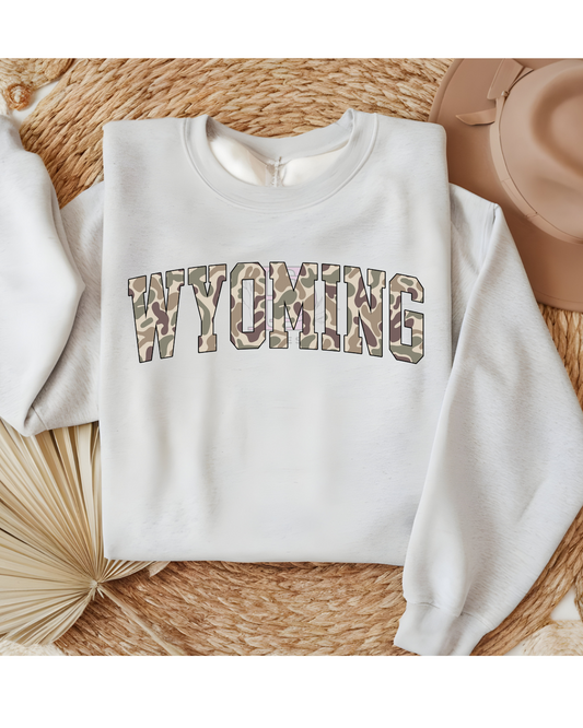 Camo State Name Sweatshirt State College Varsity Name Pullover Varsity Camouflage State Sweatshirts Varsity Collage Tees
