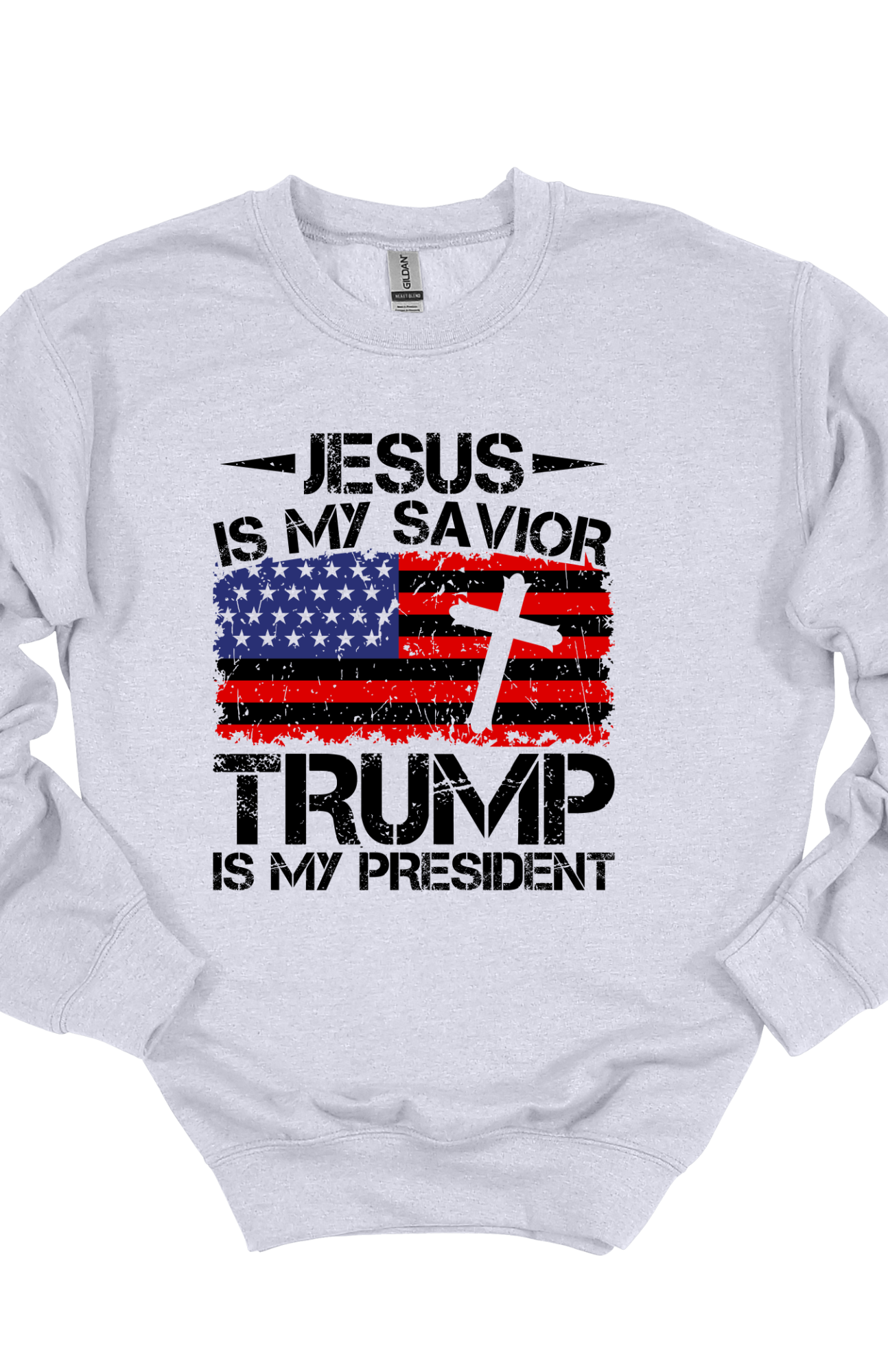 Jesus is my Savior Trump is my President Sublimation Graphic Tee/Sweatshirt