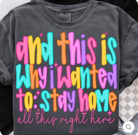 Stay Home tee