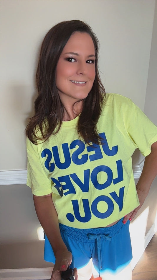 Jesus Loves you Comfort Color Tee