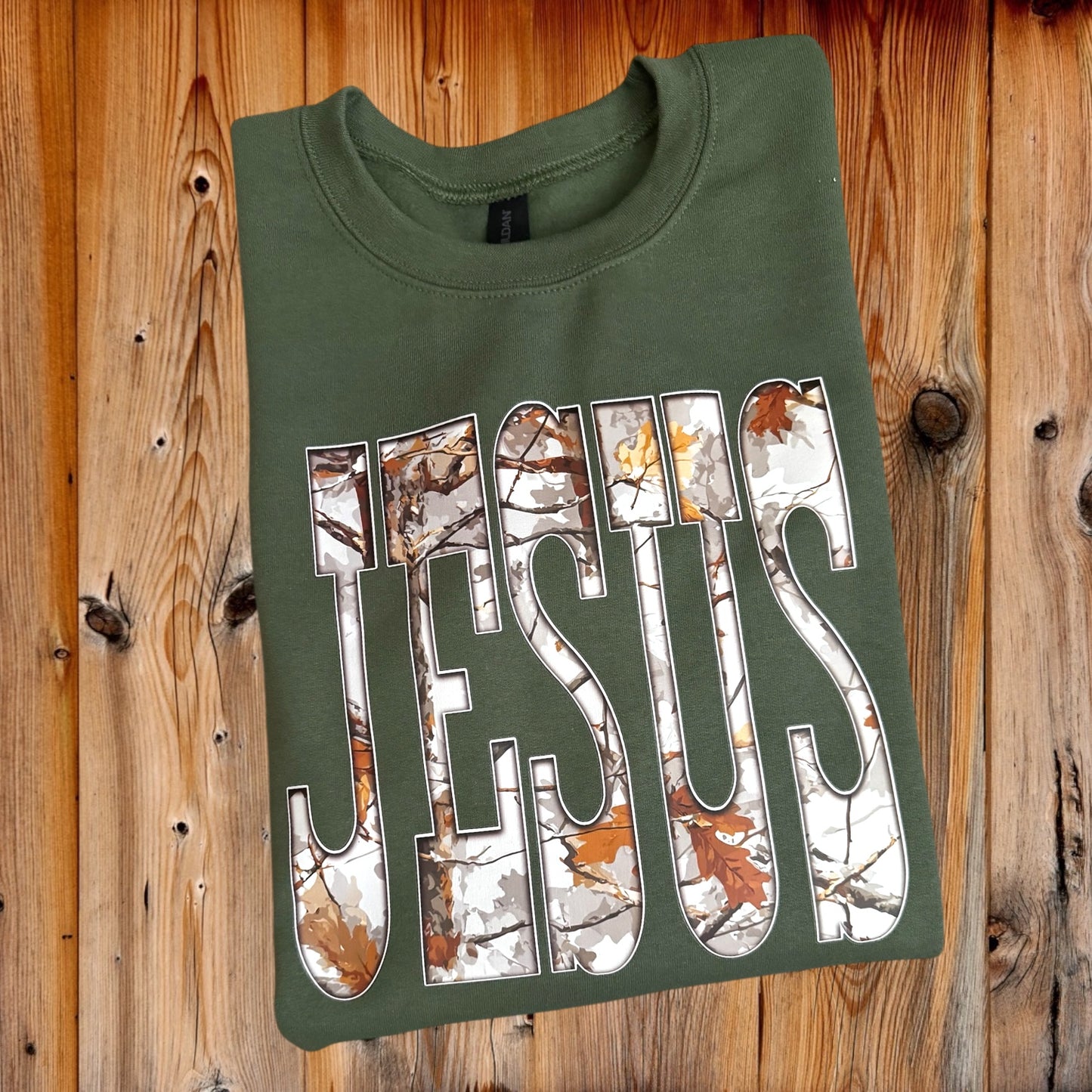 Camo Jesus Sweatshirt