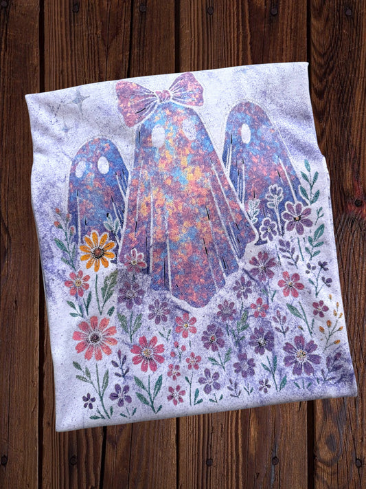 Floral Ghost Graphic Tee