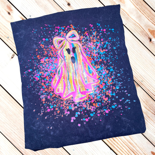 Paint Splatter Ghost tee
