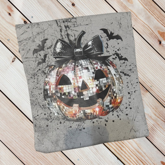 Sequin Pumpkin Comfort Color Tee