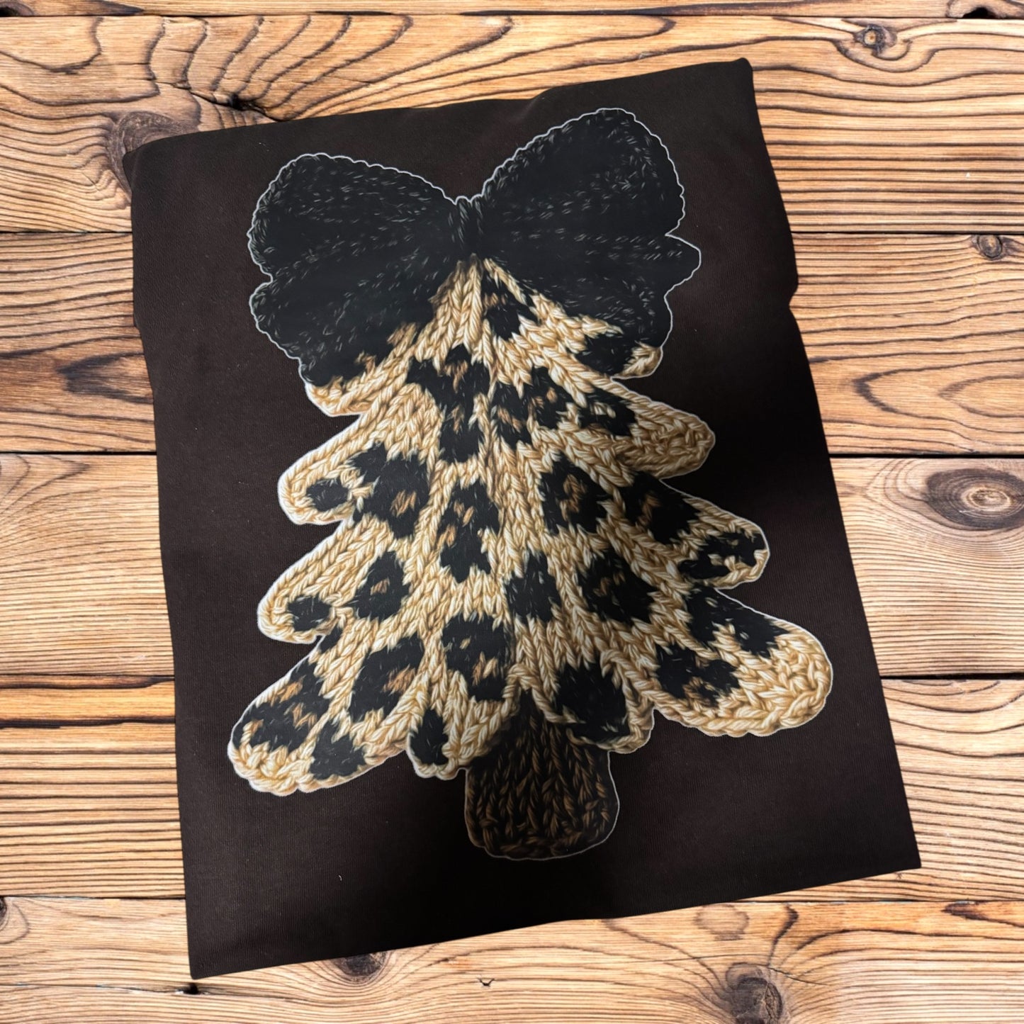 Leopard Christmas Tree Sweatshirt
