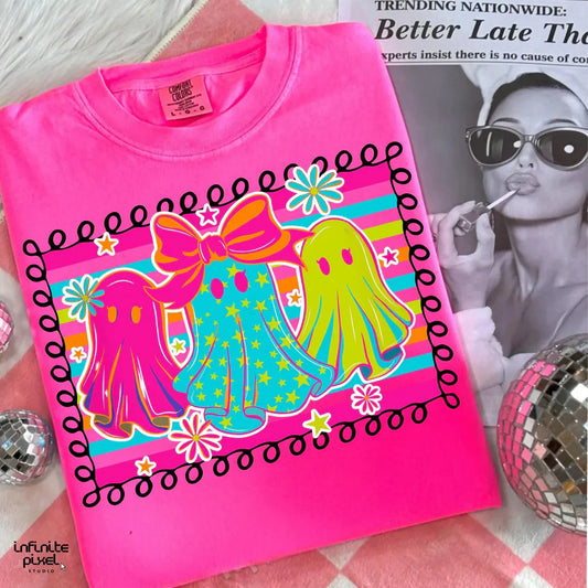 Neon Ghost Comfort Color Tee Shirt