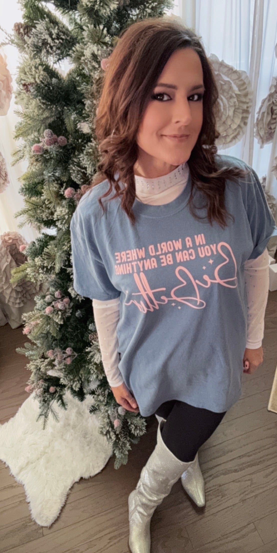 Be Better Puff Print Comfort Color Tee