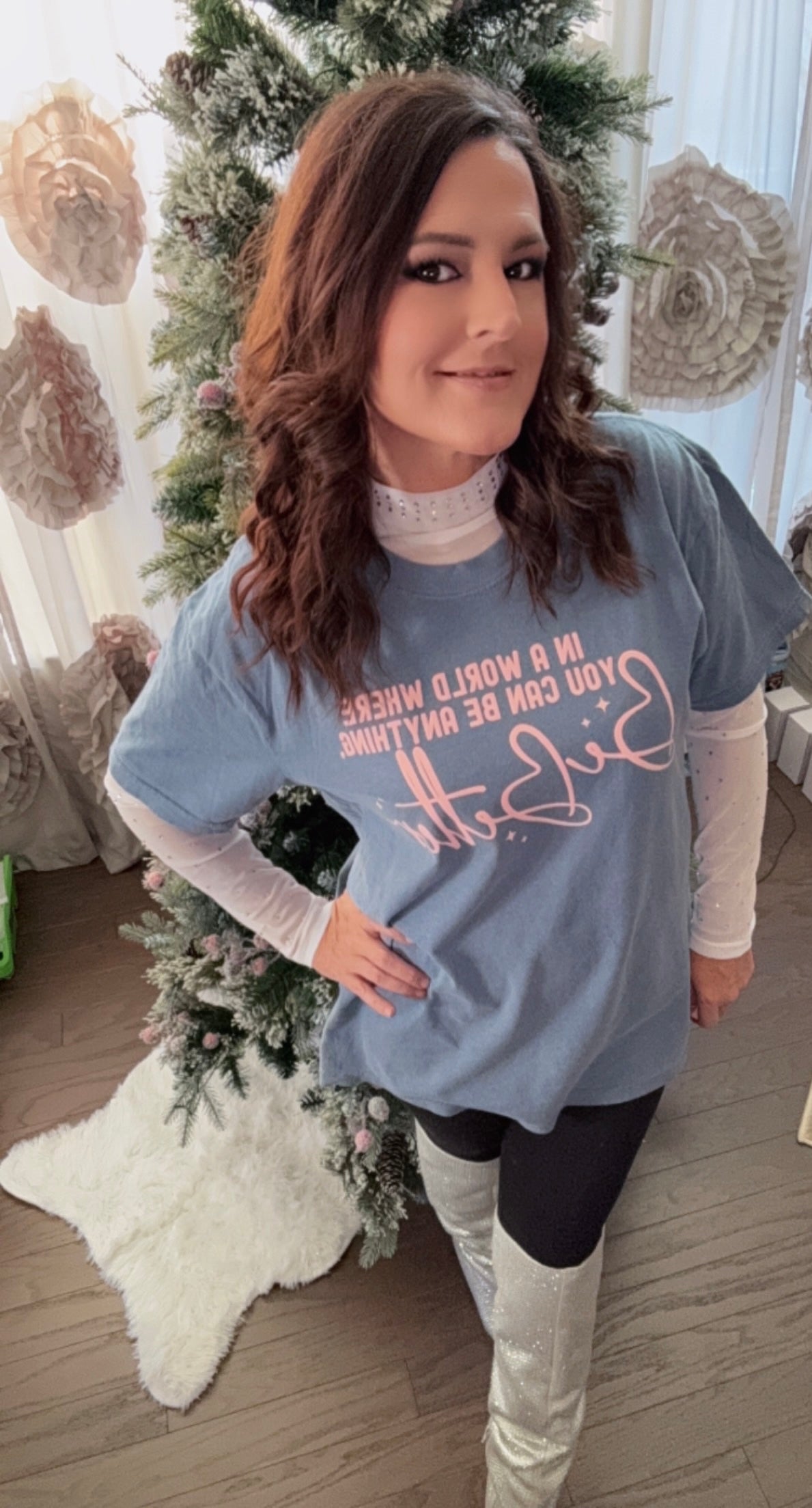 Be Better Puff Print Comfort Color Tee