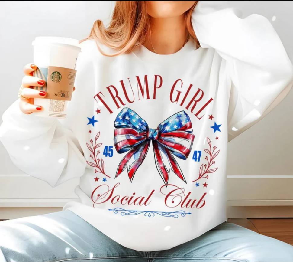 Glitter Trump Girl Social Club Shirt