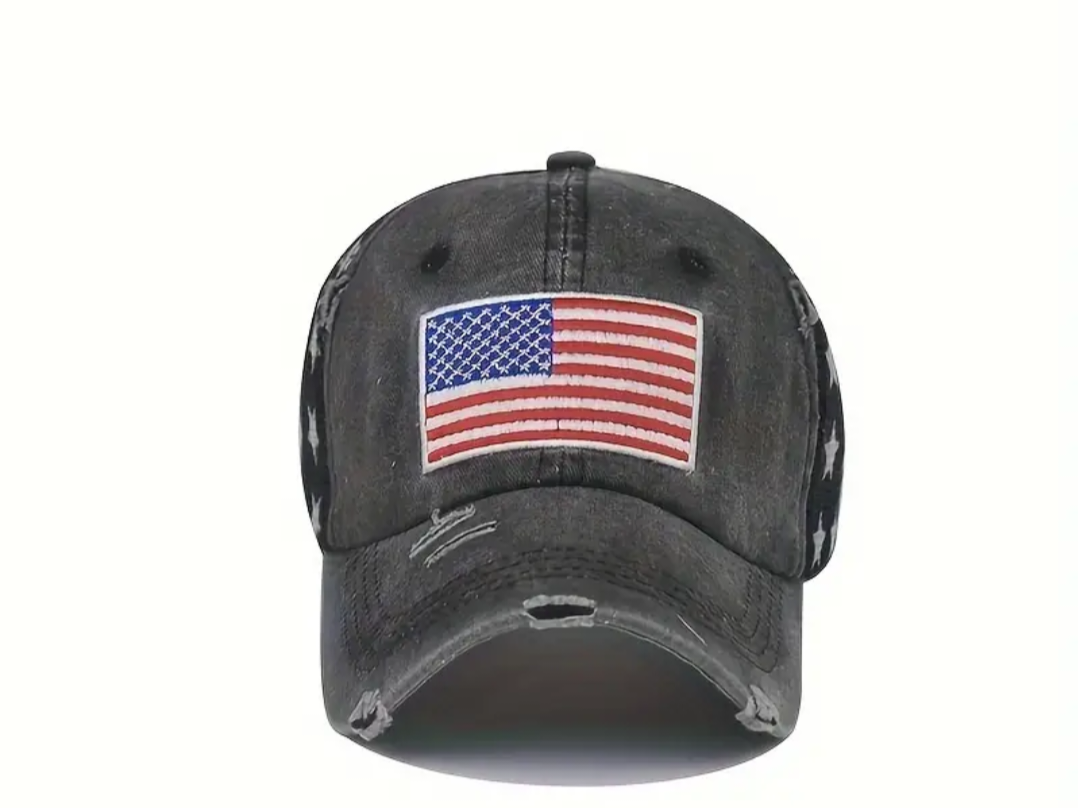 Distressed American Flag hat