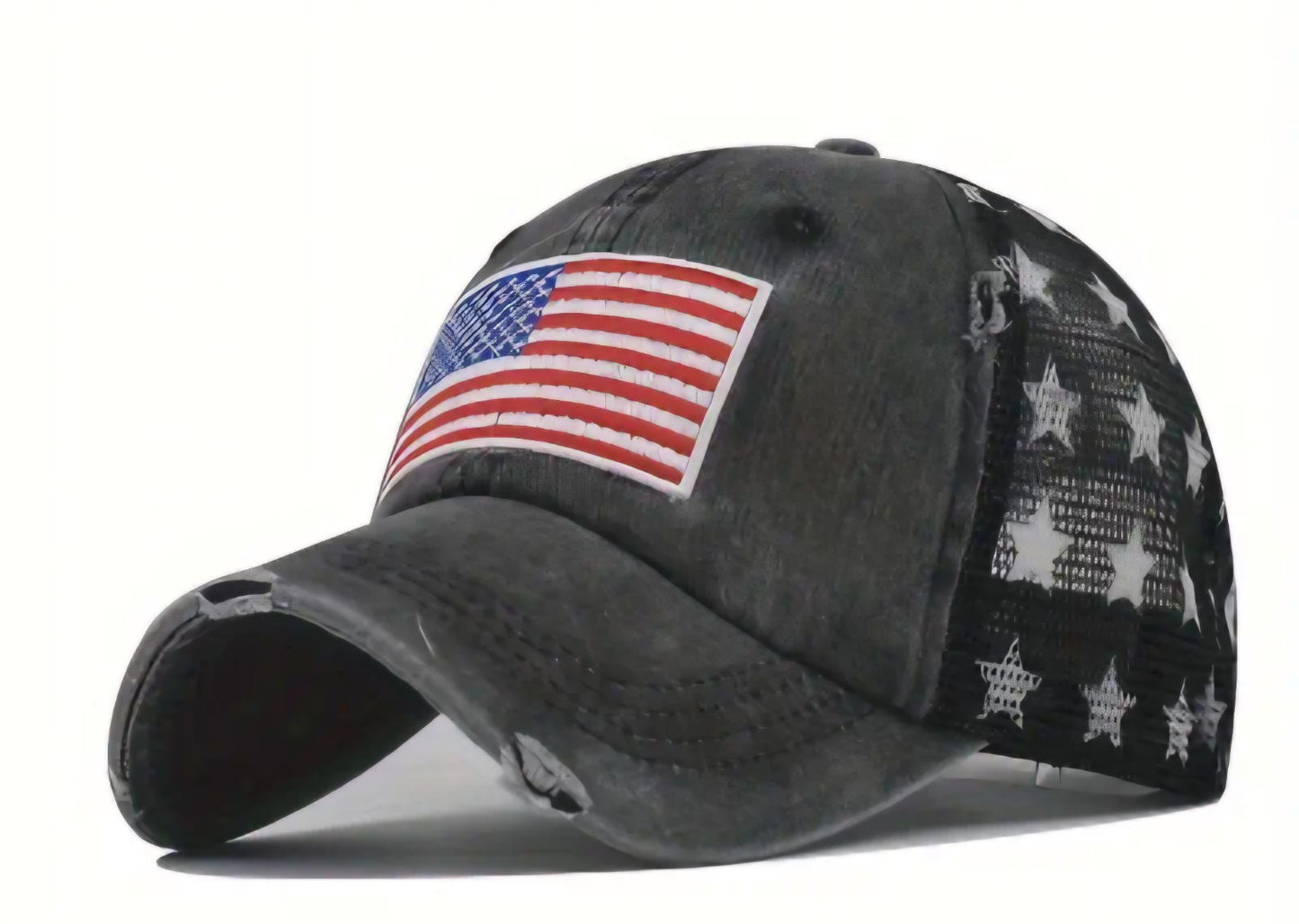 Distressed American Flag hat