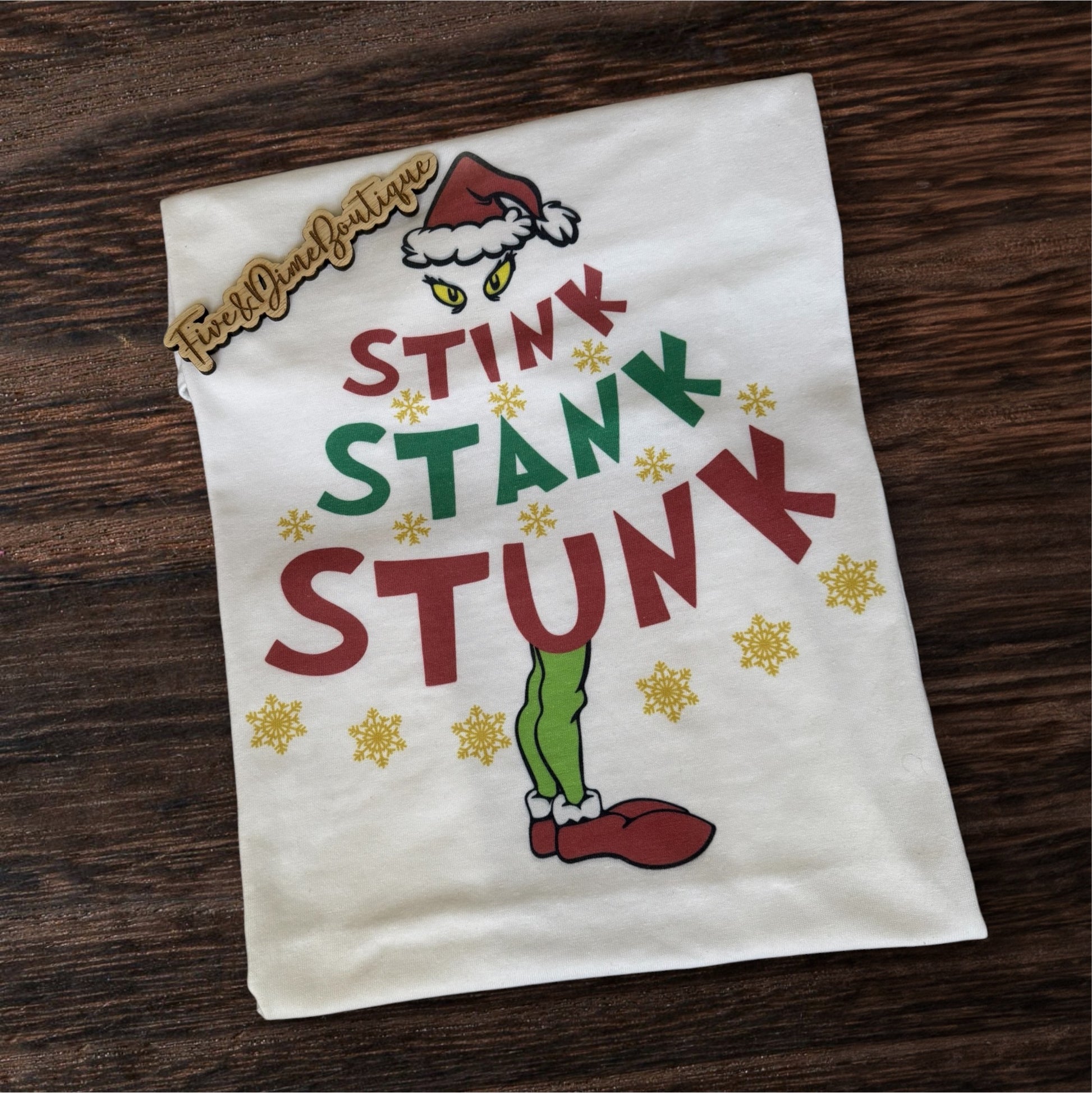 Stink Stank Stunk Grinch Sublimation Tee Shirt or Sweatshirt