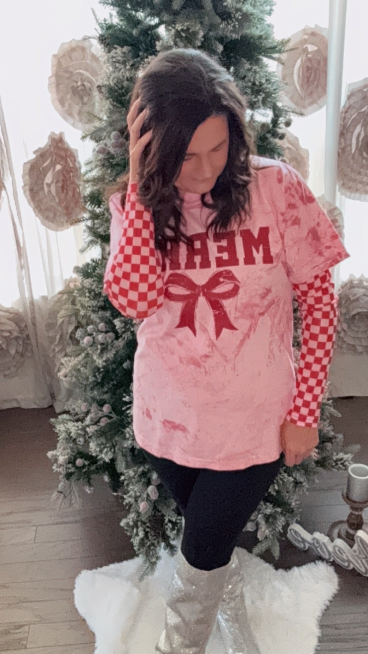 Merry Bow Comfort Color Tee