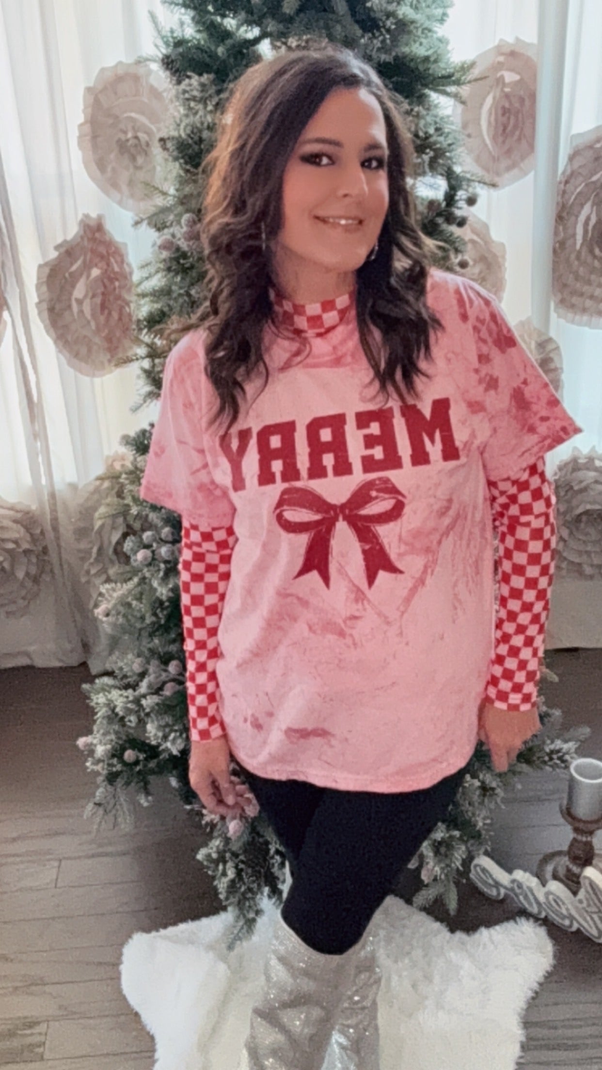 Merry Bow Comfort Color Tee