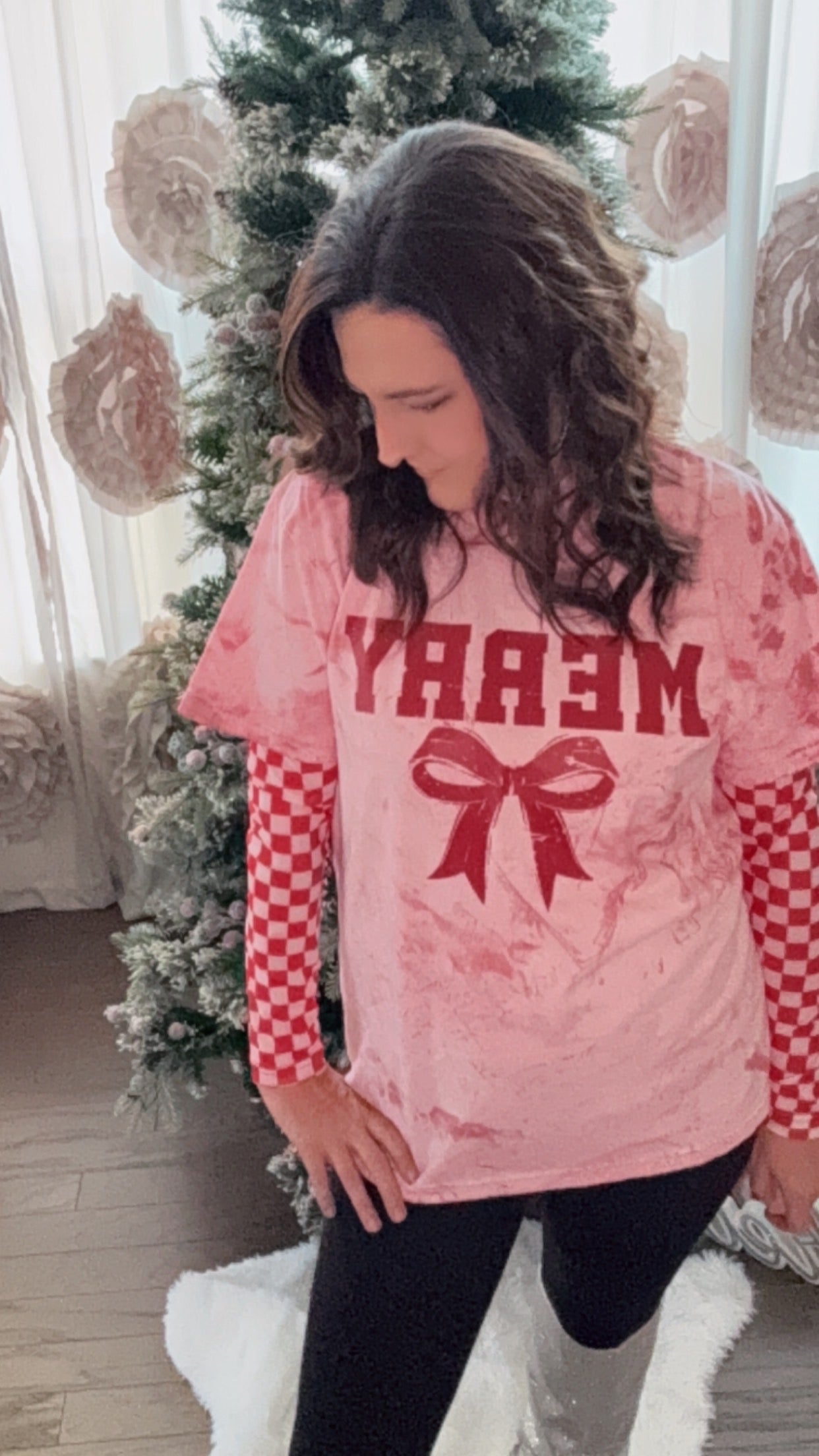 Merry Bow Comfort Color Tee