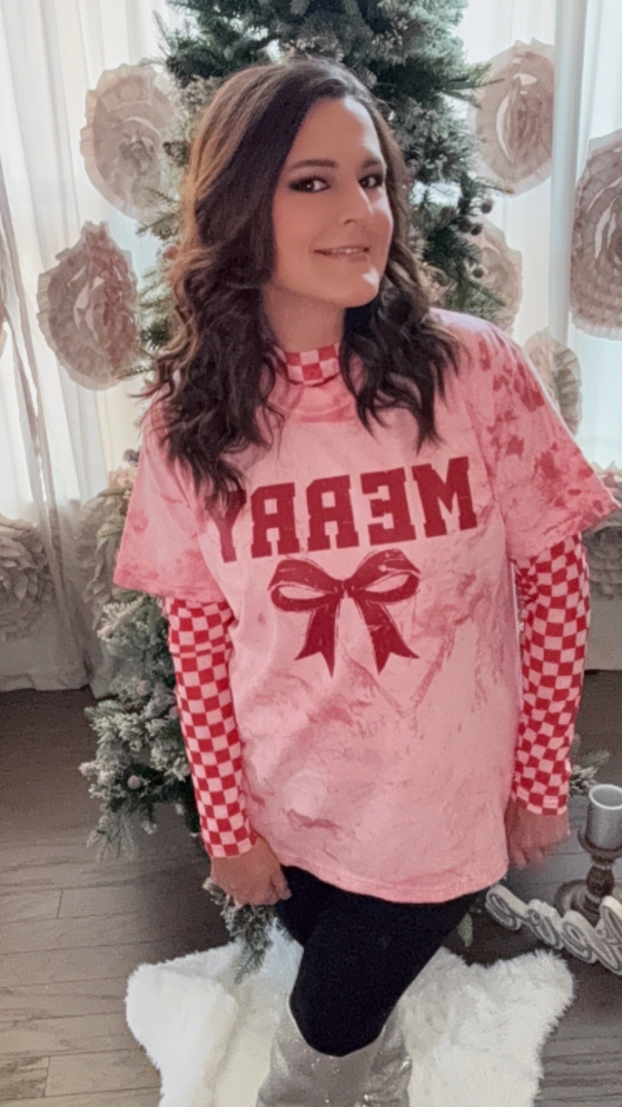 Merry Bow Comfort Color Tee