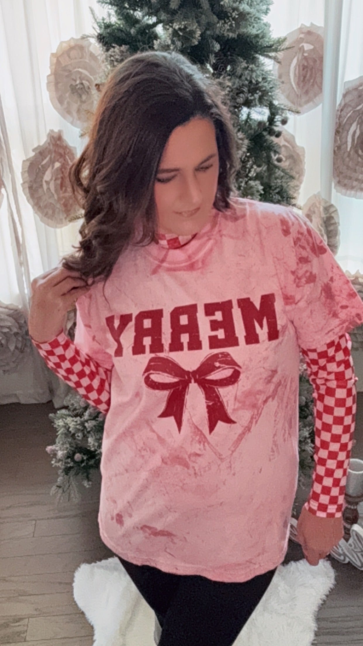 Merry Bow Comfort Color Tee