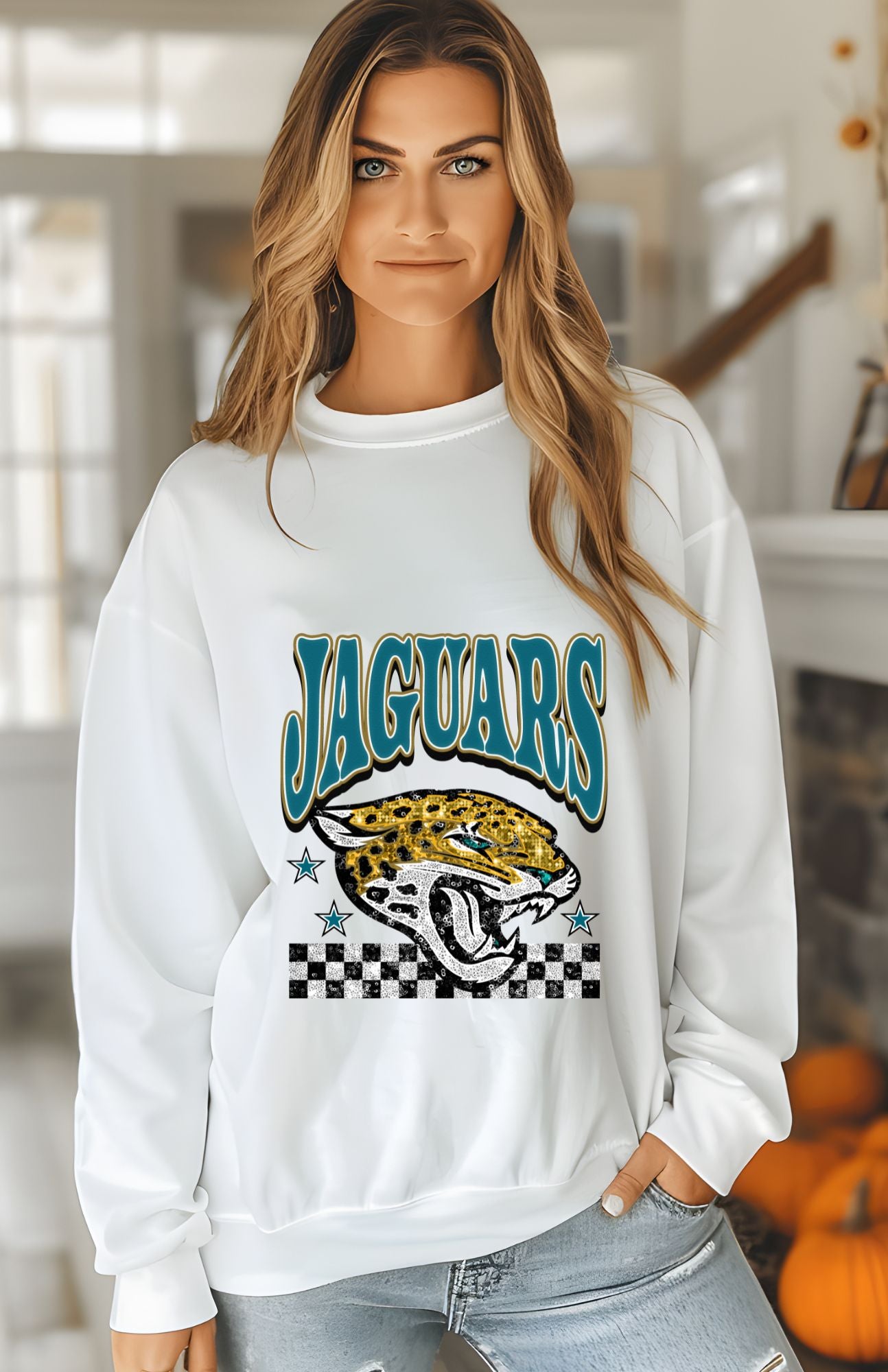 NFL Football Womens Glitter Sweatshirt & T-Shirts