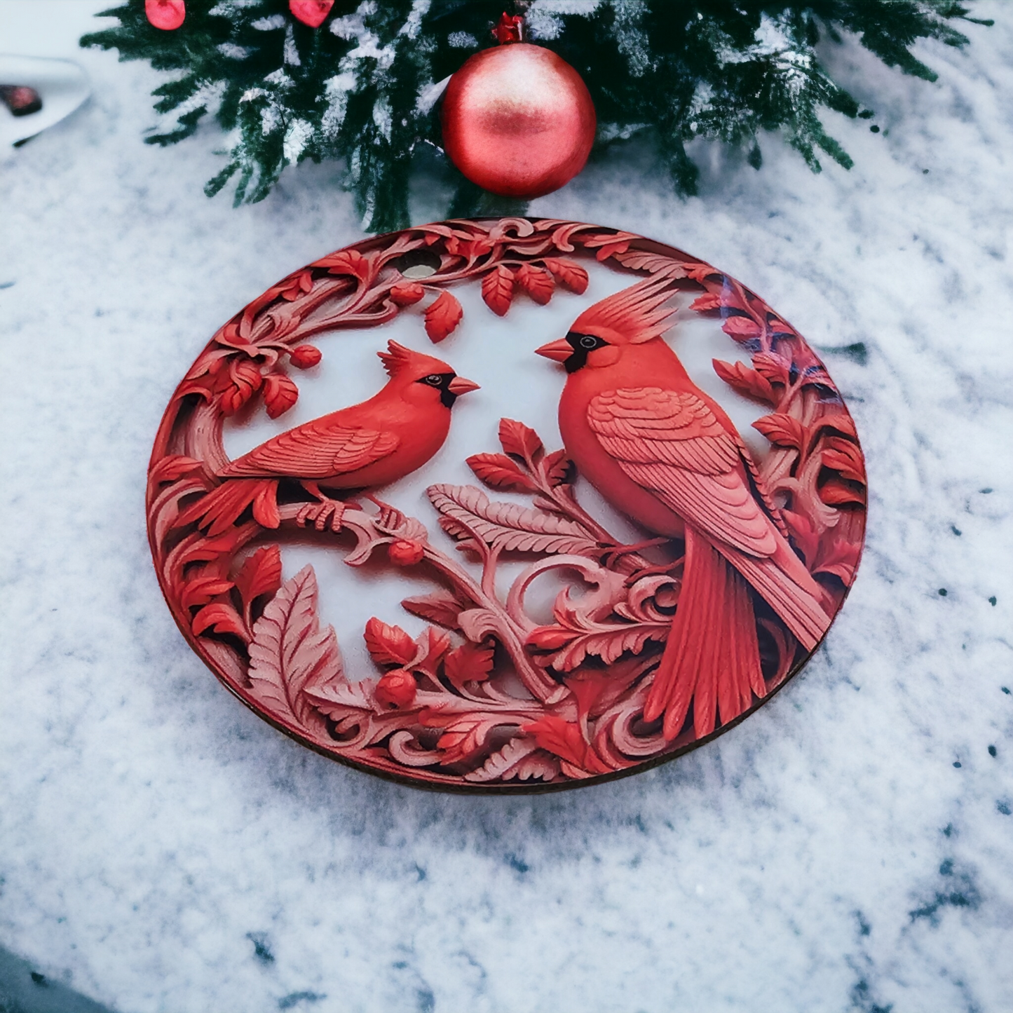 Cardinal Christmas Ornament