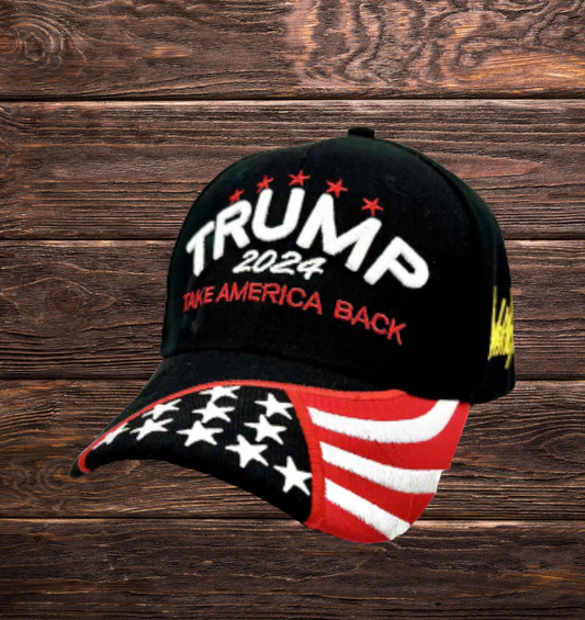 Black Trump 2024 Ball Cap