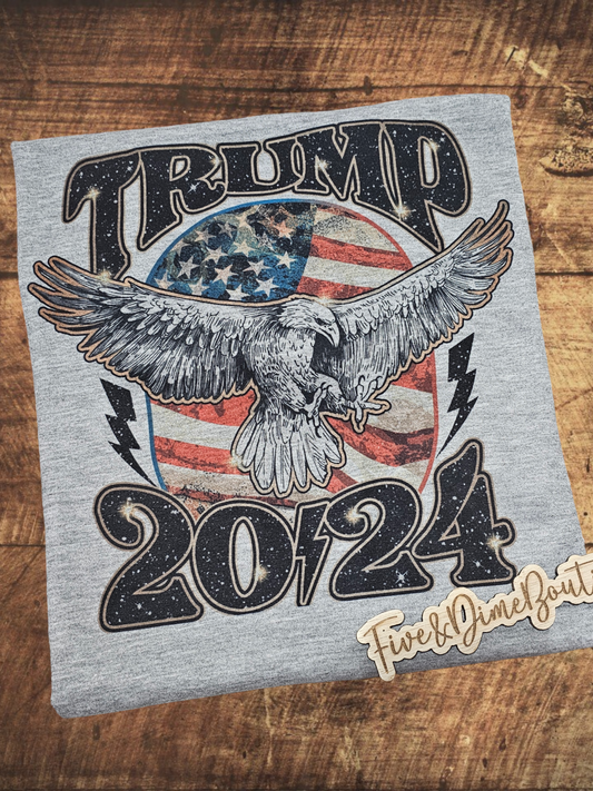 Trump 2024 Eagle Sublimation Graphic Tee/Sweatshirt