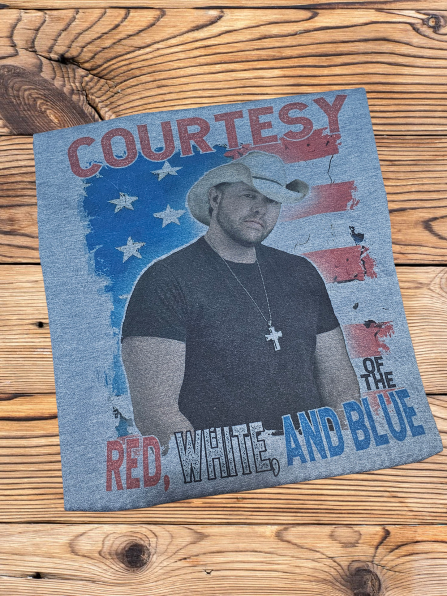 Courtesy of the Red White and Blue Toby Keith