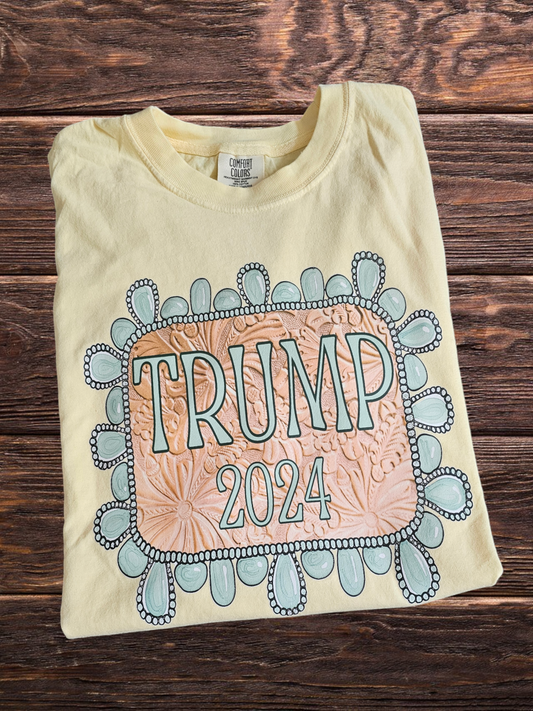 Western Trump 2024 Graphic Tee Comfort Color Tee