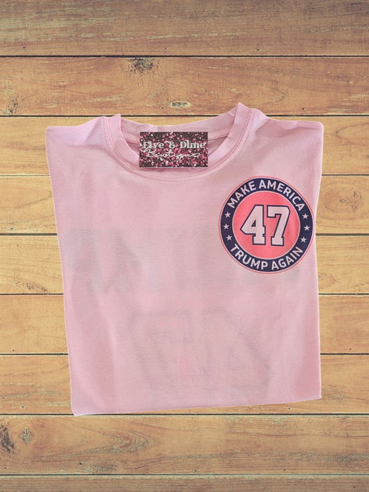 Trump 47 Grapic Tee or Sweatshirt