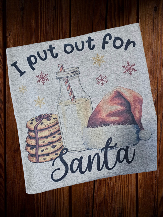 I Put Out For Santa Top